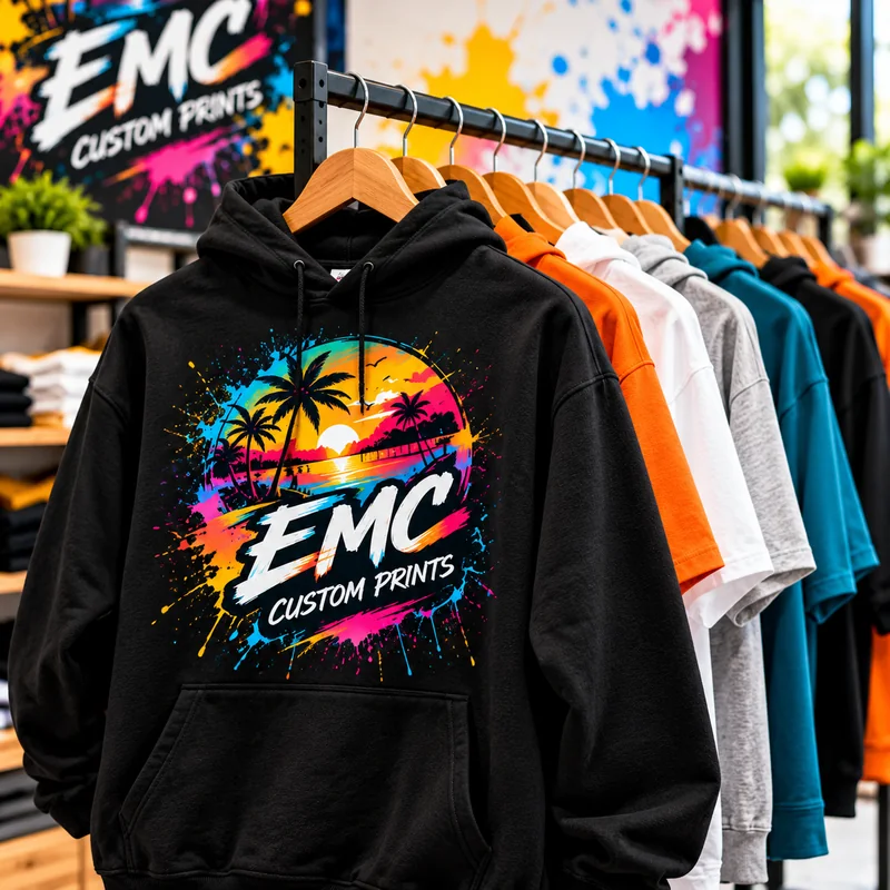 Custom hoodies and apparel by EMC Custom Prints