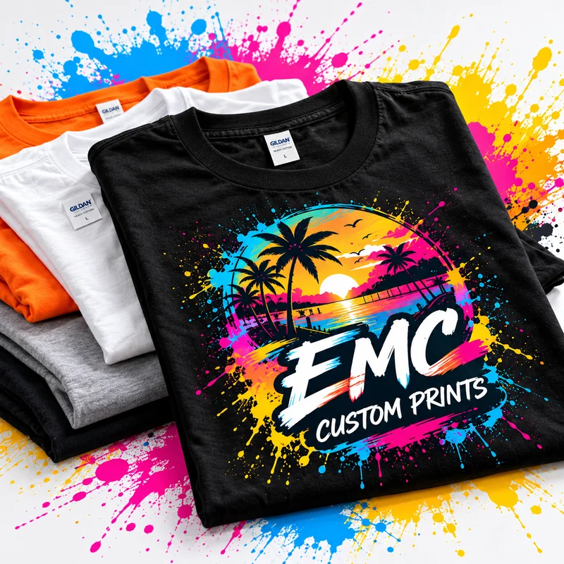 Custom printed shirts by EMC Custom Prints